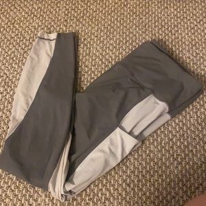 Grey and White Leggings